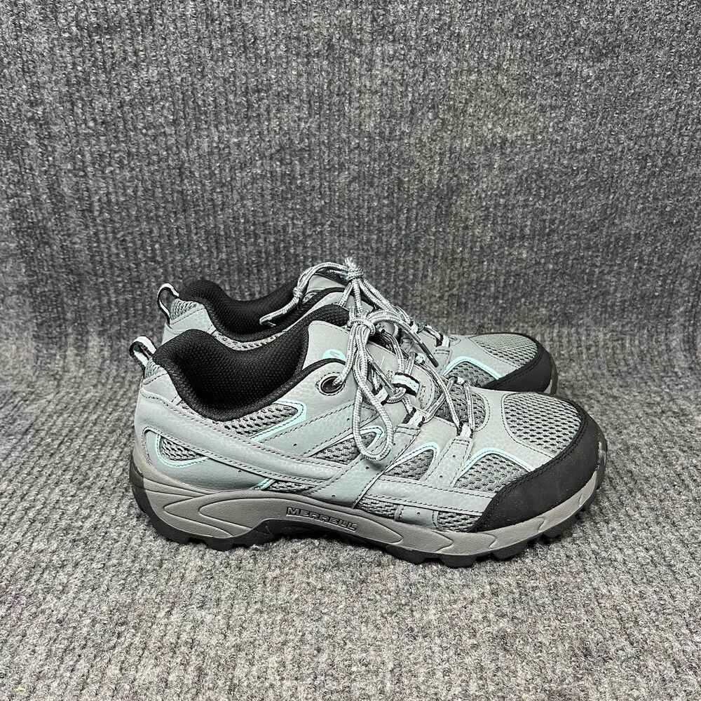 Merrell Moab Low Athletic Hiking Shoes Grey Black Women's